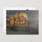 ヴィンテージハロウィーン –  ポストカード (正面/裏面)