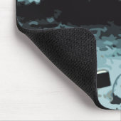 ヴィンテージハロウィーン、不気味な墓地（墓あり） マウスパッド (コーナー)