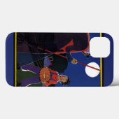 ヴィンテージハロウィーン、少年と不気味な魔女 Case-Mate iPhoneケース (裏面 (横))