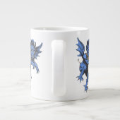 ヴィンテージハロウィーン、恐ろしい悪のガルゴイレデーモン ジャンボコーヒーマグカップ (裏面)