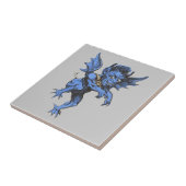 ヴィンテージハロウィーン、恐ろしい悪のガルゴイレデーモン タイル (側面)