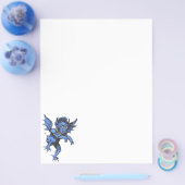 ヴィンテージハロウィーン、恐ろしい悪のガルゴイレデーモン チラシ (シングル)