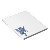 ヴィンテージハロウィーン、恐ろしい悪のガルゴイレデーモン ノートパッド (アングル)