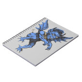 ヴィンテージハロウィーン、恐ろしい悪のガルゴイレデーモン ノートブック (左側)