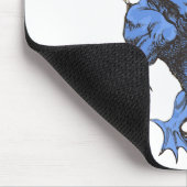 ヴィンテージハロウィーン、恐ろしい悪のガルゴイレデーモン マウスパッド (コーナー)