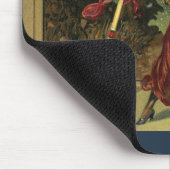 ヴィンテージハロウィーン、美しい踊り魔女 マウスパッド (コーナー)