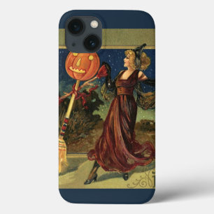 ヴィンテージハロウィーン、美しい踊り魔女 iPhone 13ケース