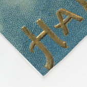 ヴィンテージハロウィーン – Aハッピーハローウィン フリースブランケット (角)