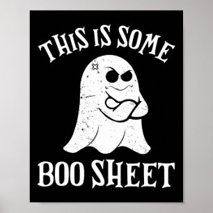 ヴィンテージハロウィーンBooこれはBooシート ポスター