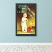 ヴィンテージハロウィーンbyエレン・クラッサドル幽霊物語 キャンバスプリント (インサイチュ (ウッドフロア))