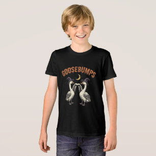 ヴィンテージハロウィーンGoosebumpsゲーズブラック トライブレンドTシャツ