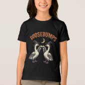 ヴィンテージハロウィーンGoosebumpsゲーズブラック トライブレンドＴシャツ (正面)