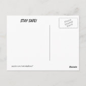 ヴィンテージハローウィンパーティはがき ポストカード (裏面)