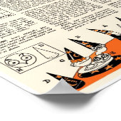 ヴィンテージハローウィンパーティプロジェクトコラージュ ポスター (角)