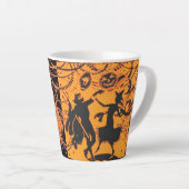 ヴィンテージハローウィンパーティラテマグカップ カフェラテマグ (右アングル)