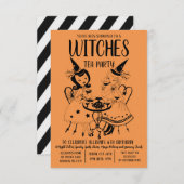 ヴィンテージハローウィンパーティ招待状 招待状 (正面/裏面)