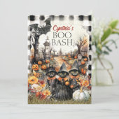 ヴィンテージハローウィンパーティ招待状 招待状 (スタンド正面)