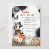 ヴィンテージハローウィンパーティ招待状 招待状 (裏面)