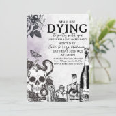 ヴィンテージハローウィンパーティ招待状 招待状 (スタンド正面)