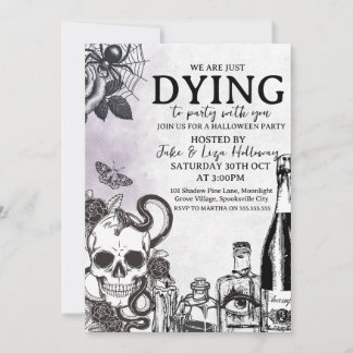 ヴィンテージハローウィンパーティ招待状 招待状