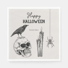 ヴィンテージハローウィンパーティ衣装パーティー スタンダードランチョンナプキン