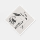 ヴィンテージハローウィンパーティ衣装パーティー スタンダードランチョンナプキン (角)