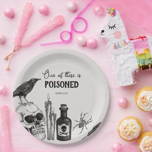 ヴィンテージハローウィンパーティ衣装パーティー ペーパープレート (パーティー)