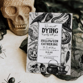 ヴィンテージハローウィンパーティ衣装パーティー 招待状