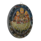 ヴィンテージハローウィンパーティ黒猫 ダーツボード (正面左)