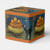 ヴィンテージハローウィンパーティ黒猫 フェイバーボックス (裏面サイド)