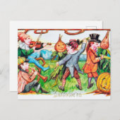 ヴィンテージハローウィンパーティ シーズンポストカード (正面/裏面)