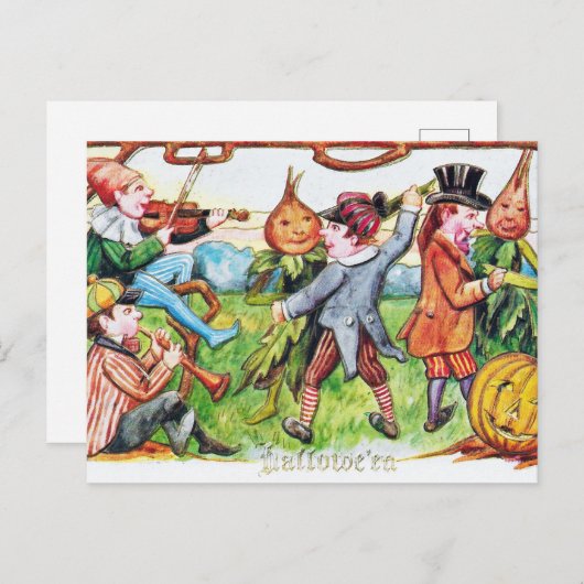 ヴィンテージハローウィンパーティ シーズンポストカード (正面/裏面)