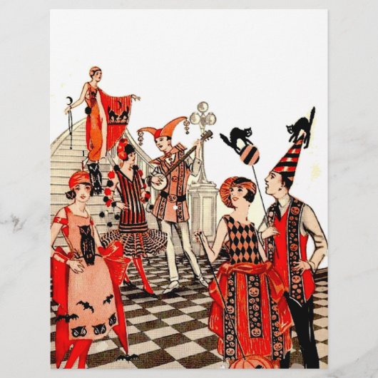 ヴィンテージハローウィンパーティ チラシ (正面)