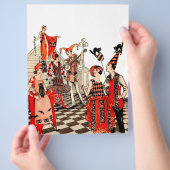 ヴィンテージハローウィンパーティ チラシ (手)