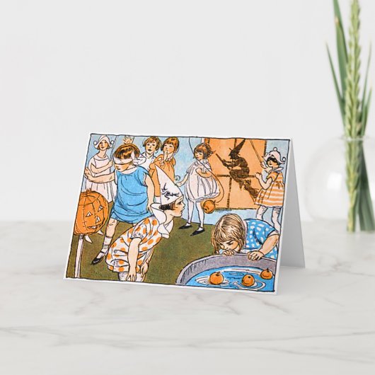 ヴィンテージハローウィンパーティ 子供へ カード (正面)