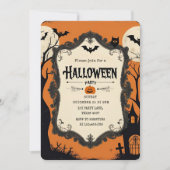 ヴィンテージハローウィンパーティ 子供へ シーズンカード (正面)