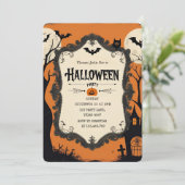 ヴィンテージハローウィンパーティ 子供へ シーズンカード (スタンド正面)