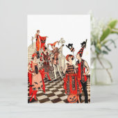 ヴィンテージハローウィンパーティ 招待状 (スタンド正面)