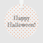 ヴィンテージハローウィーンキャットinトップハット オーナメント (裏面)