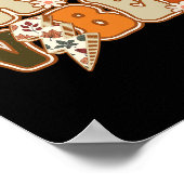 ヴィンテージハロー秋フローラグルーヴィ秋ビーブズオータム ポスター (角)