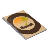 ヴィンテージハワイのロゴ ノートブック (右側)