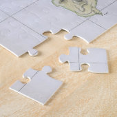 ヴィンテージハワイの地図（1883年） ジグソーパズル (側面)