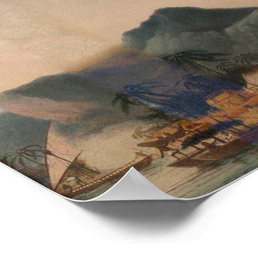 ヴィンテージハワイの解決と発見 ポスター (角)