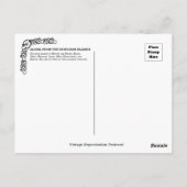 ヴィンテージハワイアンはがき ポストカード (裏面)