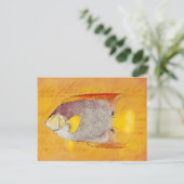 ヴィンテージハワイアンエンジェルフィッシュ – アンティークハワイ ポストカード (スタンド正面)