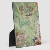 ヴィンテージハワイアンスクラップブックアロハフラ フォトプラーク (側面)