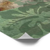 ヴィンテージハワイアンスクラップブックアロハフラ ポスター (角)