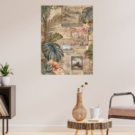 ヴィンテージハワイアンスクラップブックページ11 ポスター