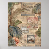 ヴィンテージハワイアンスクラップブックページ11 ポスター (正面)