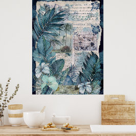 ヴィンテージハワイアンスクラップブックページ12 ポスター